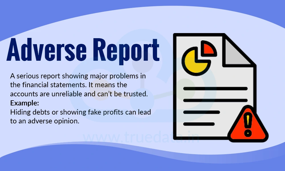 Adverse Report Adverse Report