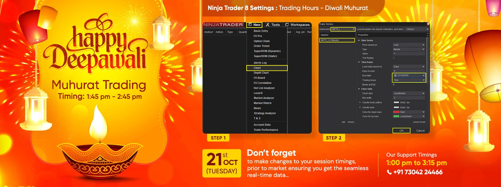 NinjaTrader8-Diwali-Muhurat-Trading