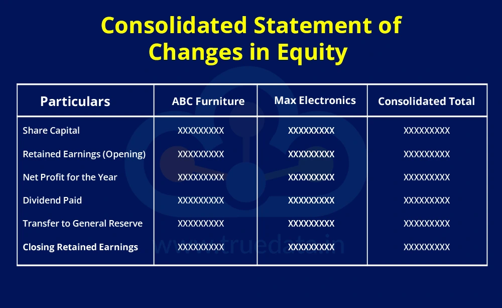 Consolidated Statement of Changes in Equity