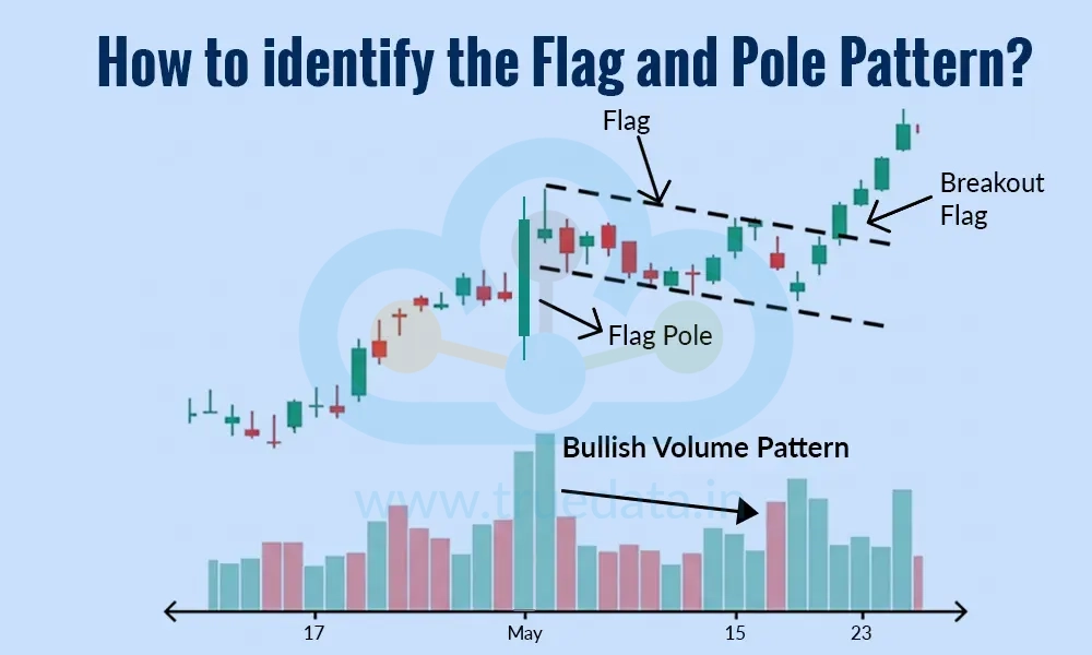 How to identify the Flag and Pole Pattern