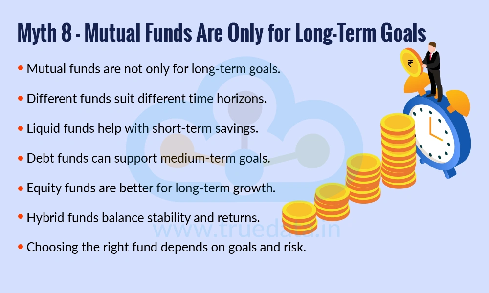 Myth 8 - Mutual Funds Are Only for Long-Term Goals