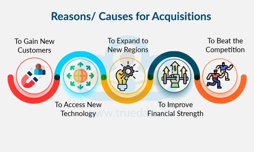 Reasons/ Causes for acquisitions
