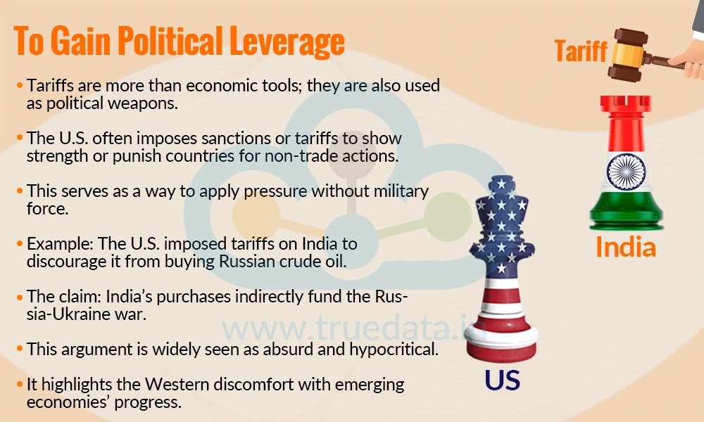 To Gain Political Leverage